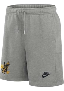 Mens Iowa Hawkeyes Grey Nike Fleece Graphic Shorts