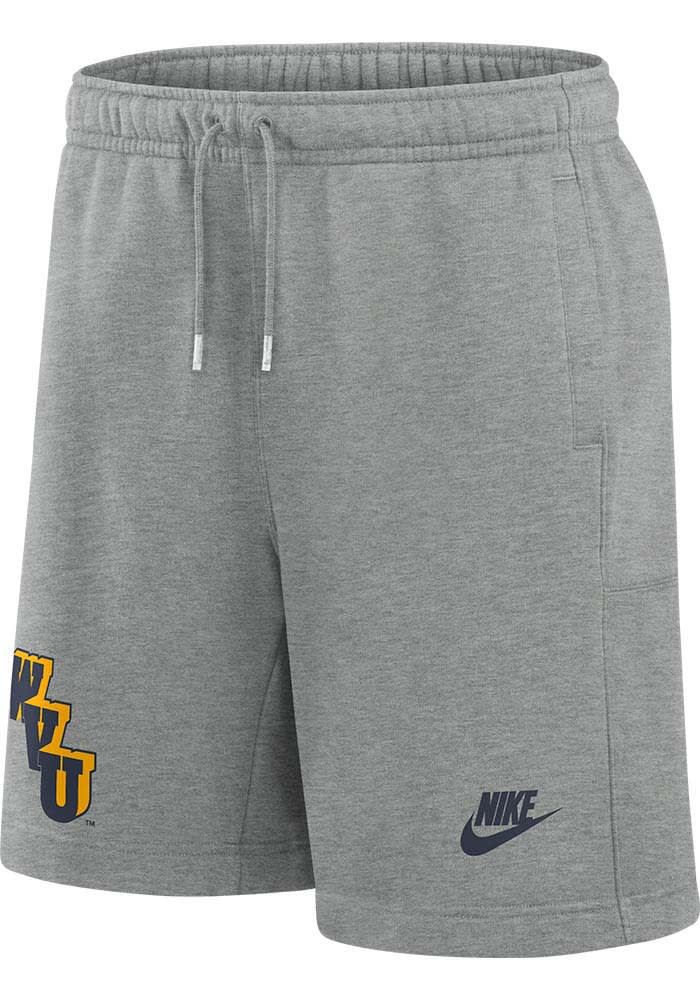 West Virginia Mountaineers Mens Nike HEATHER GREY Fleece Graphic