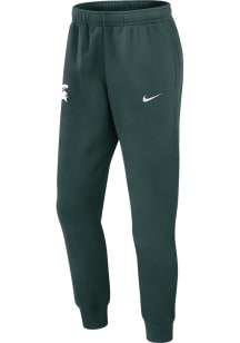 Mens Michigan State Spartans Green Nike Team Issue Club Fleece Design Sweatpants