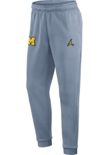 Mens Michigan Wolverines Navy Blue Nike Jordan Sideline Player Sweatpants