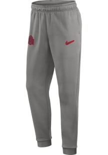 Mens Ohio State Buckeyes Grey Nike Sideline Player Jogger Sweatpants