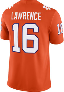 Trevor Lawrence  Nike Clemson Tigers Orange Home Game Football Jersey