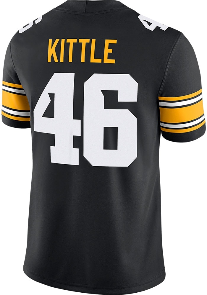 George Kittle Mens BLACK Iowa Hawkeyes Home Game Football Jersey