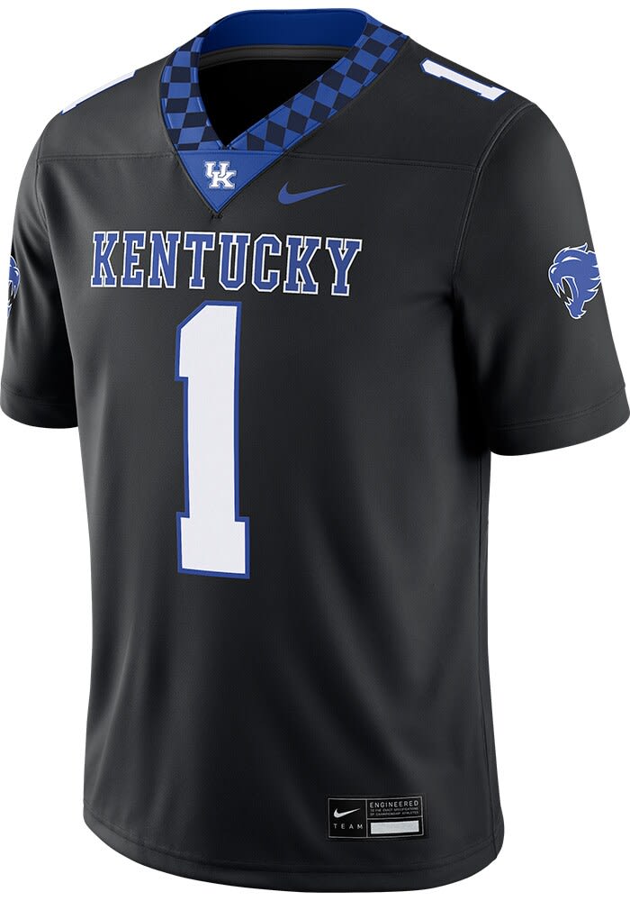 Nike Kentucky Wildcats Black Alternate Game Football Jersey