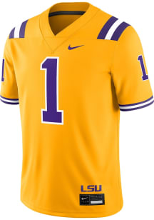 Nike LSU Tigers Gold Alternate Game Football Jersey