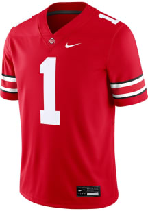 Mens Ohio State Buckeyes Red Nike Home Game Football Jersey