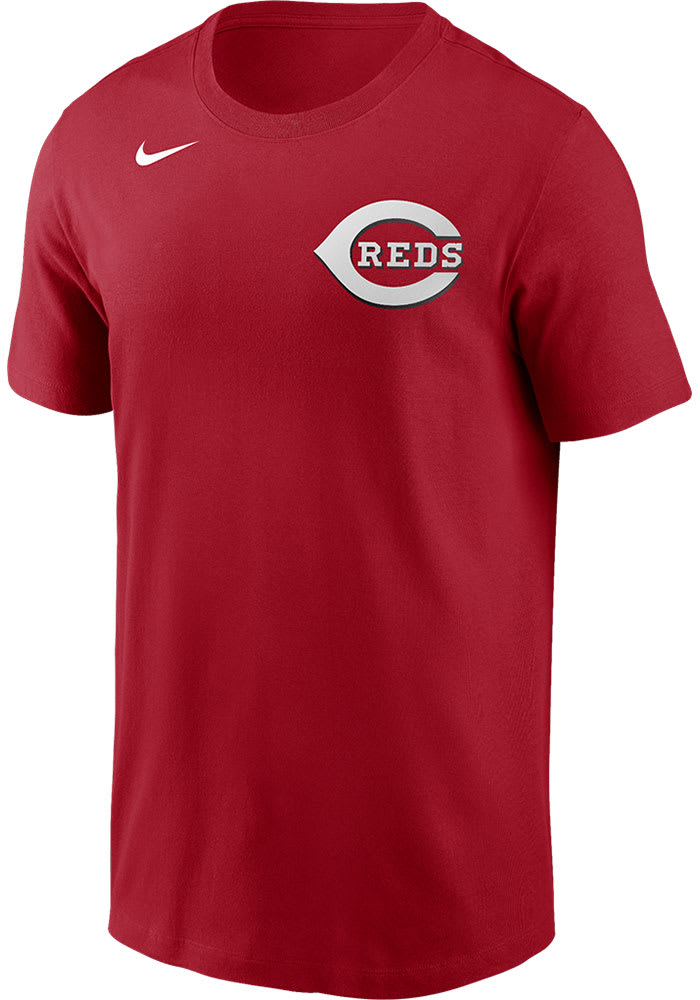 Nike Cincinnati Reds Red Wordmark Short Sleeve T Shirt