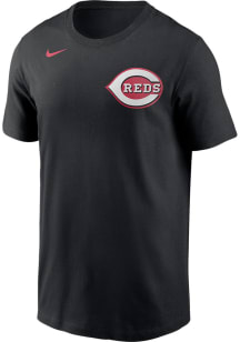 Nike Cincinnati Reds Black Wordmark Short Sleeve T Shirt