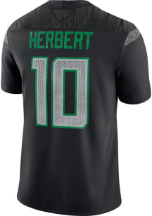 Justin Herbert Nike Mens Black Oregon Ducks Home Game Football Jersey