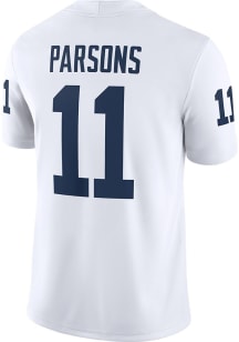 Micah Parsons Nike Mens White Penn State Nittany Lions Road Parsons 11 Football Jersey