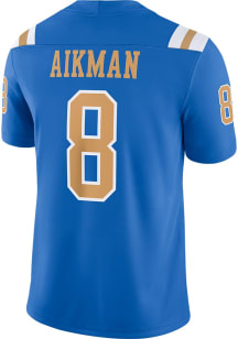 Troy Aikman Nike Mens Blue UCLA Bruins Jordan Home Game Football Jersey