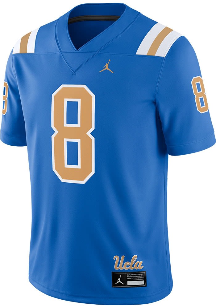 Troy Aikman Mens ROYAL UCLA Bruins Jordan Home Game Football
