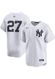 Giancarlo Stanton Nike New York Yankees Mens White Home Number Only Limited Baseball Jersey