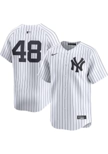Anthony Rizzo Nike New York Yankees Mens White Home Number Only Limited Baseball Jersey