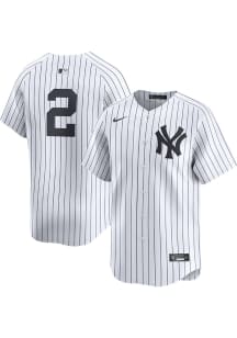 Derek Jeter Nike New York Yankees Mens White Home Number Only Limited Baseball Jersey