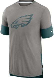 Nike Philadelphia Eagles Grey Sideline Logo Player SS Short Sleeve T Shirt