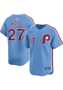 Aaron Nola Nike Philadelphia Phillies Mens Light Blue Alt Limited Baseball Jersey