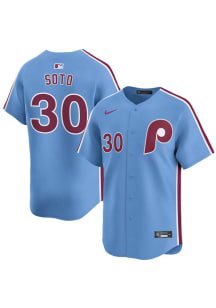 Gregory Soto Nike Philadelphia Phillies Mens Light Blue Alt Limited Baseball Jersey
