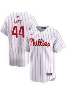 Jake Cave Nike Philadelphia Phillies Mens White Home Limited Baseball Jersey