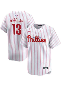 Rafael Marchan Nike Philadelphia Phillies Mens White Home Limited Baseball Jersey