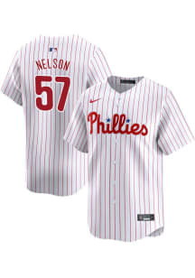 Nick Nelson Nike Philadelphia Phillies Mens White Home Limited Baseball Jersey