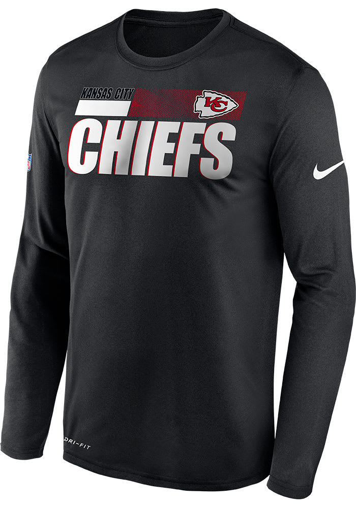 Nike Chiefs Sideline Logo Legend Long Sleeve T-Shirt