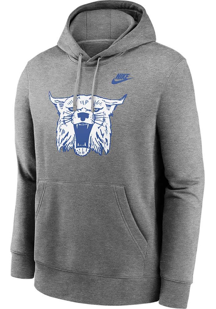 Nike Kentucky Wildcats Mens Dark Grey Heather Legacy Club Hoodie