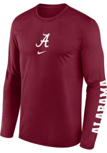 Nike Alabama Crimson Tide Crimson Legend Two Long Sleeve T-Shirt