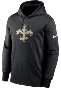 Nike New Orleans Saints Mens Black Prime Logo Therma Hood