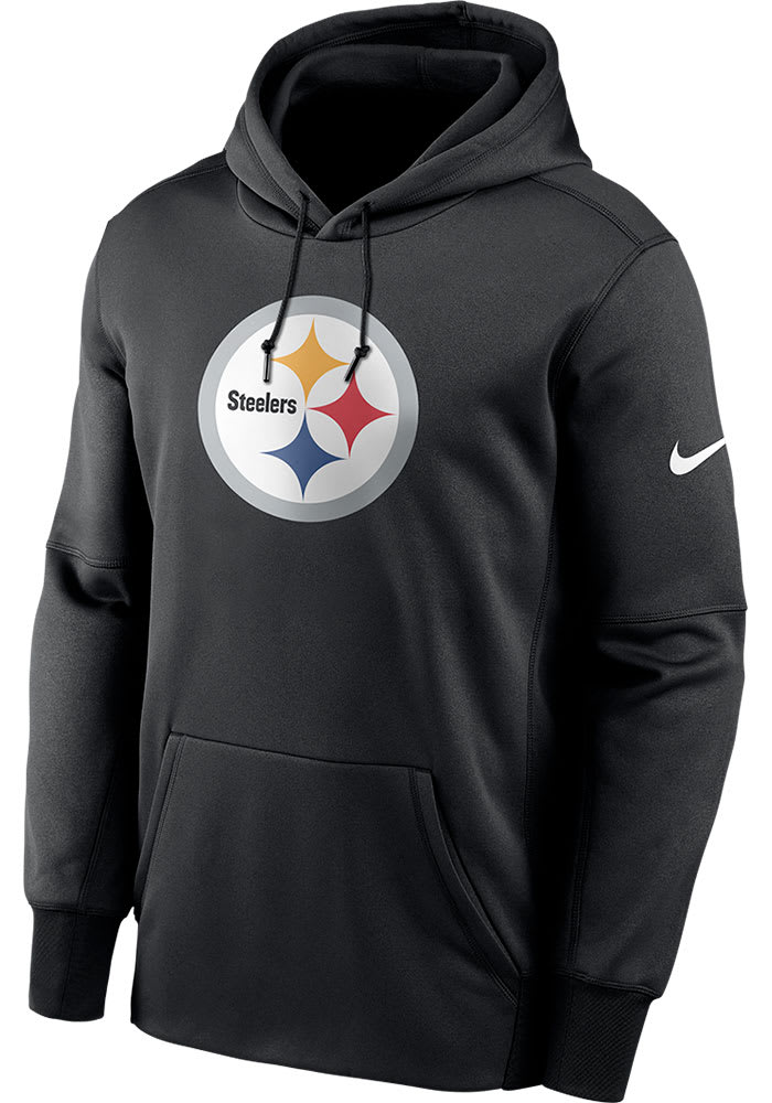 47 Pittsburgh Steelers Mens Black Outrush Long Sleeve