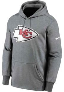 Nike Kansas City Chiefs Mens Grey Prime Logo Therma Hood