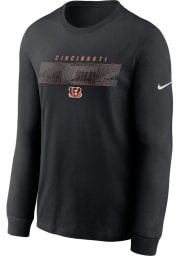 Nike Cincinnati Bengals Black Playbook Long Sleeve T Shirt