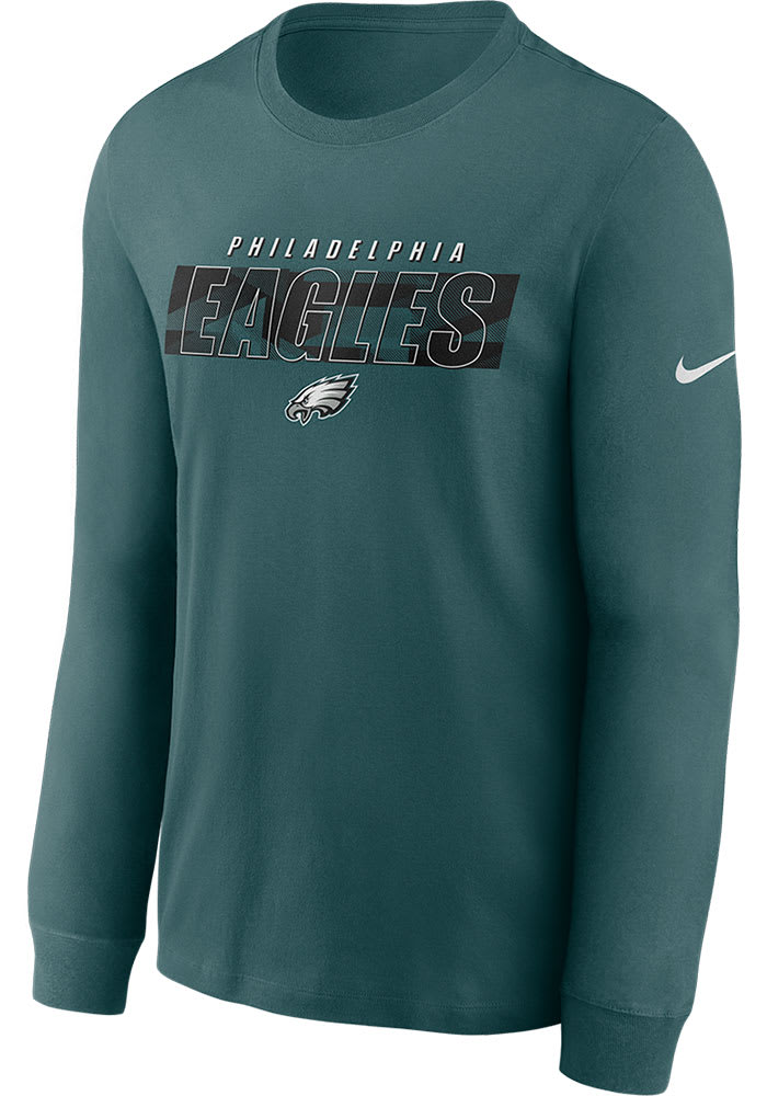 Philadelphia Eagles Nike Fan Gear Playbook Long Sleeve T-Shirt - Black