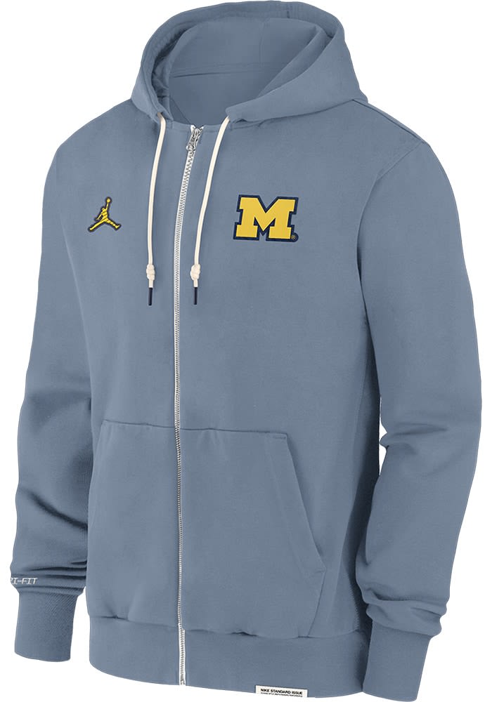 Nike Michigan Wolverines Men’s Silver outlet Woven Full-Zip On Field Jacket NWT! Size L