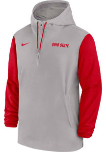 Mens Ohio State Buckeyes Grey Nike Pre Game Player Light Weight Jacket