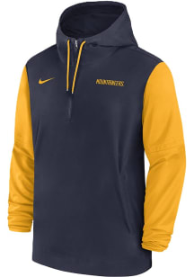 Nike West Virginia Mountaineers Mens Navy Blue Pre Game Player Light Weight Jacket