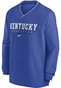 Nike Kentucky Wildcats Mens Blue Sideline Windshirt Pullover Jackets