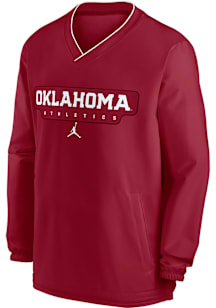 Nike Oklahoma Sooners Mens Crimson Sideline Windshirt Jordan Pullover Jackets