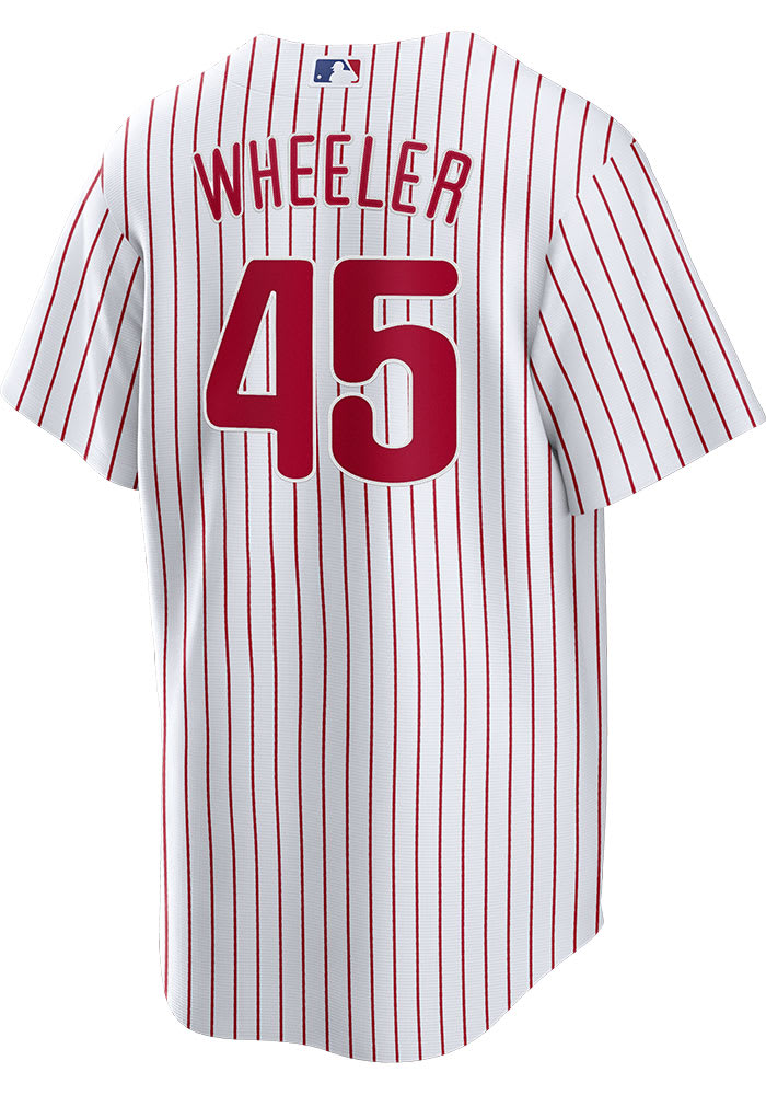 Zack Wheeler Philadelphia Phillies Alternate Red Baseball Player Jerse —  Ecustomily