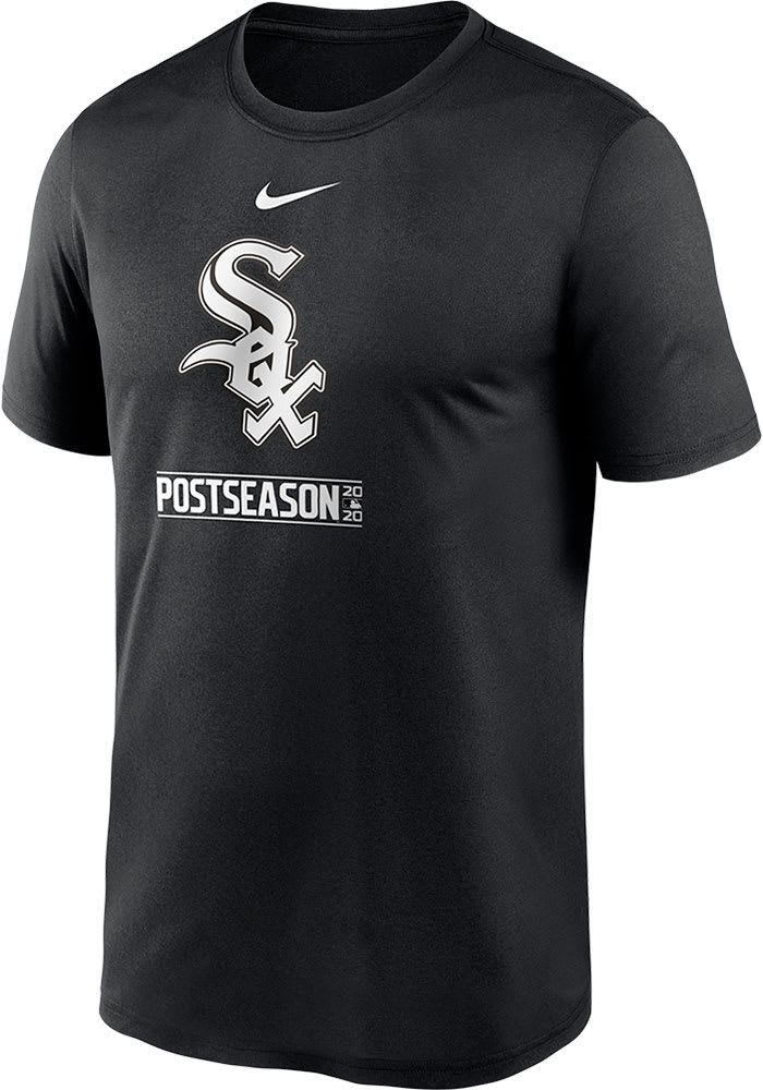 Nike Chicago White Sox Black AC 2020 Postseason Short Sleeve T Shirt