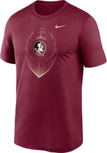 Nike Florida State Seminoles Maroon Legend Football Short Sleeve T Shirt