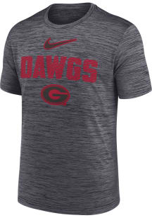 Nike Georgia Bulldogs Black Velocity Slant Short Sleeve T Shirt