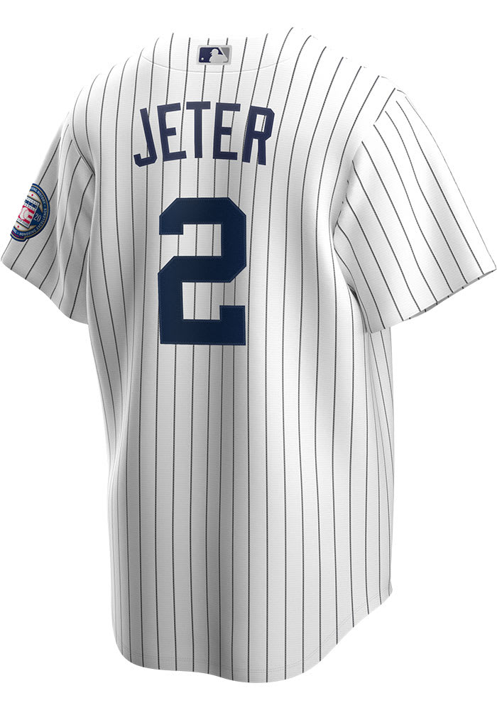 Derek Jeter Yankees Replica HOF Patch Jersey