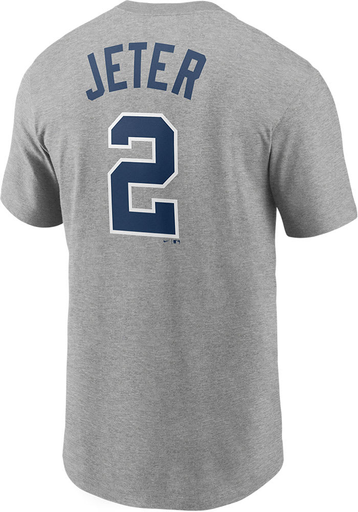 Derek Jeter Yankees Name Number Short Sleeve Player T Shirt