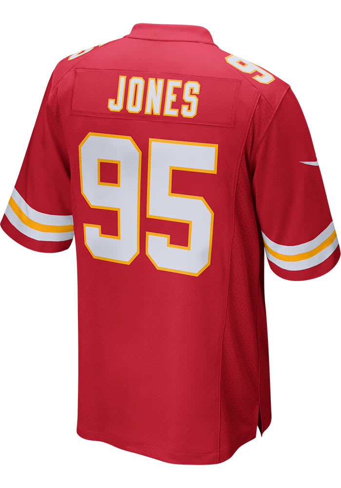 Chris Jones Nike Kansas City Chiefs Red Home Game Football Jersey