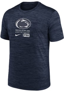 Penn State Nittany Lions Navy Blue Nike Velocity Center Block Short Sleeve T Shirt