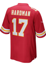 Mecole Hardman Nike Kansas City Chiefs Red Home Game Football Jersey