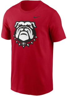 Nike Georgia Bulldogs Red Alternative Logo Short Sleeve T Shirt