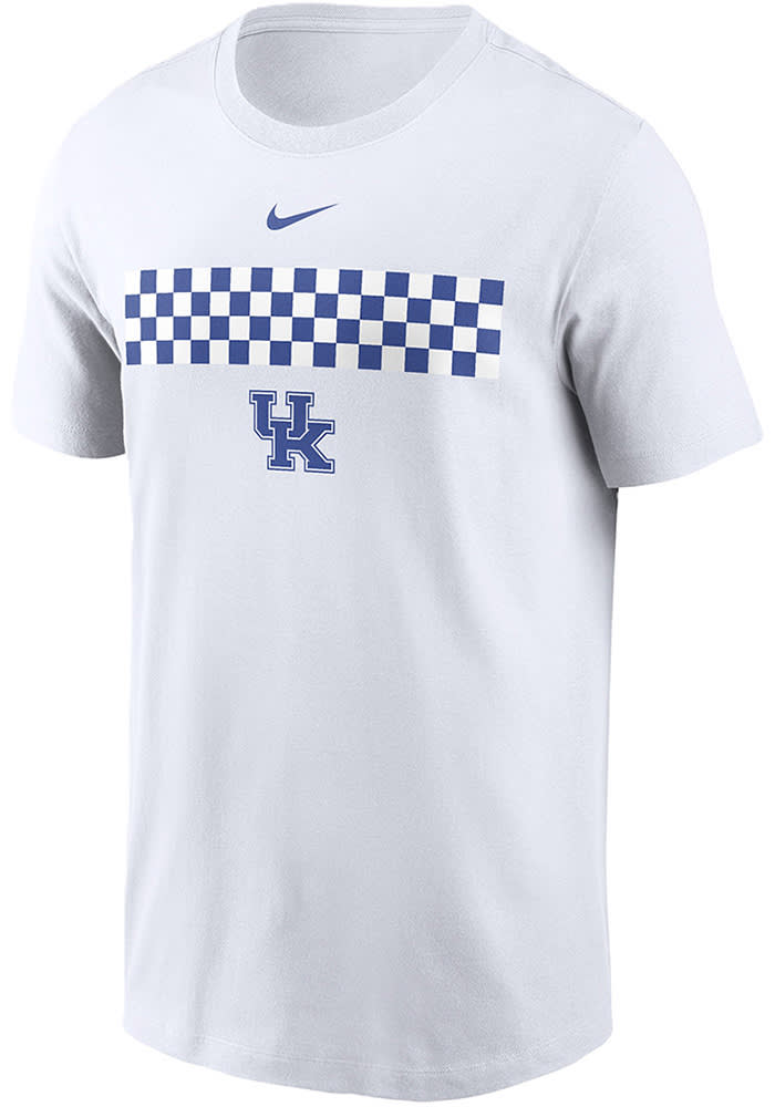 Nike Kentucky Wildcats White Jersey Stripe Short Sleeve T Shirt