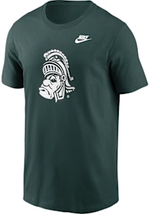 Nike Michigan State Spartans Green Legacy Logo Short Sleeve T Shirt